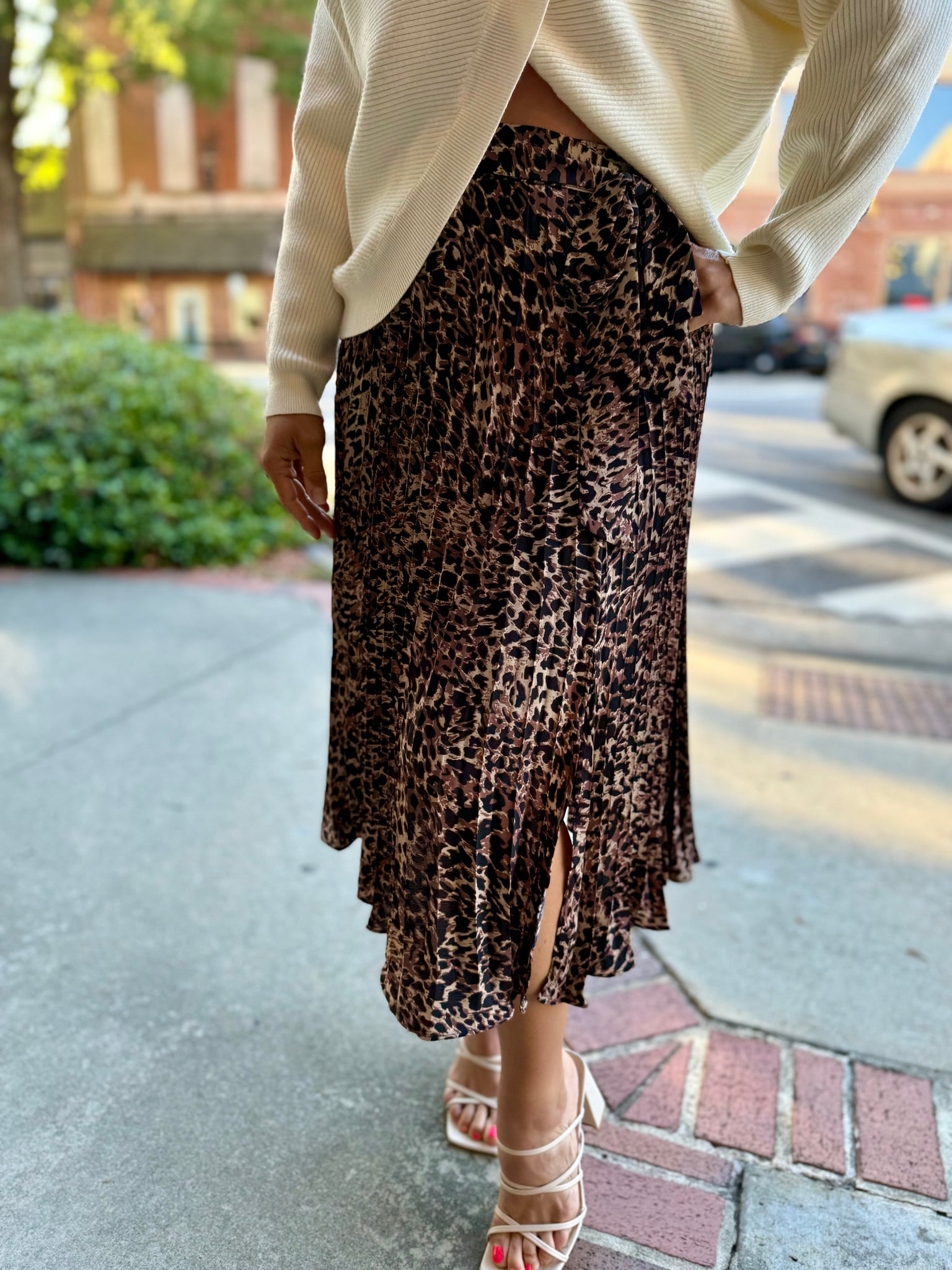 Dusk Date Midi Skirt