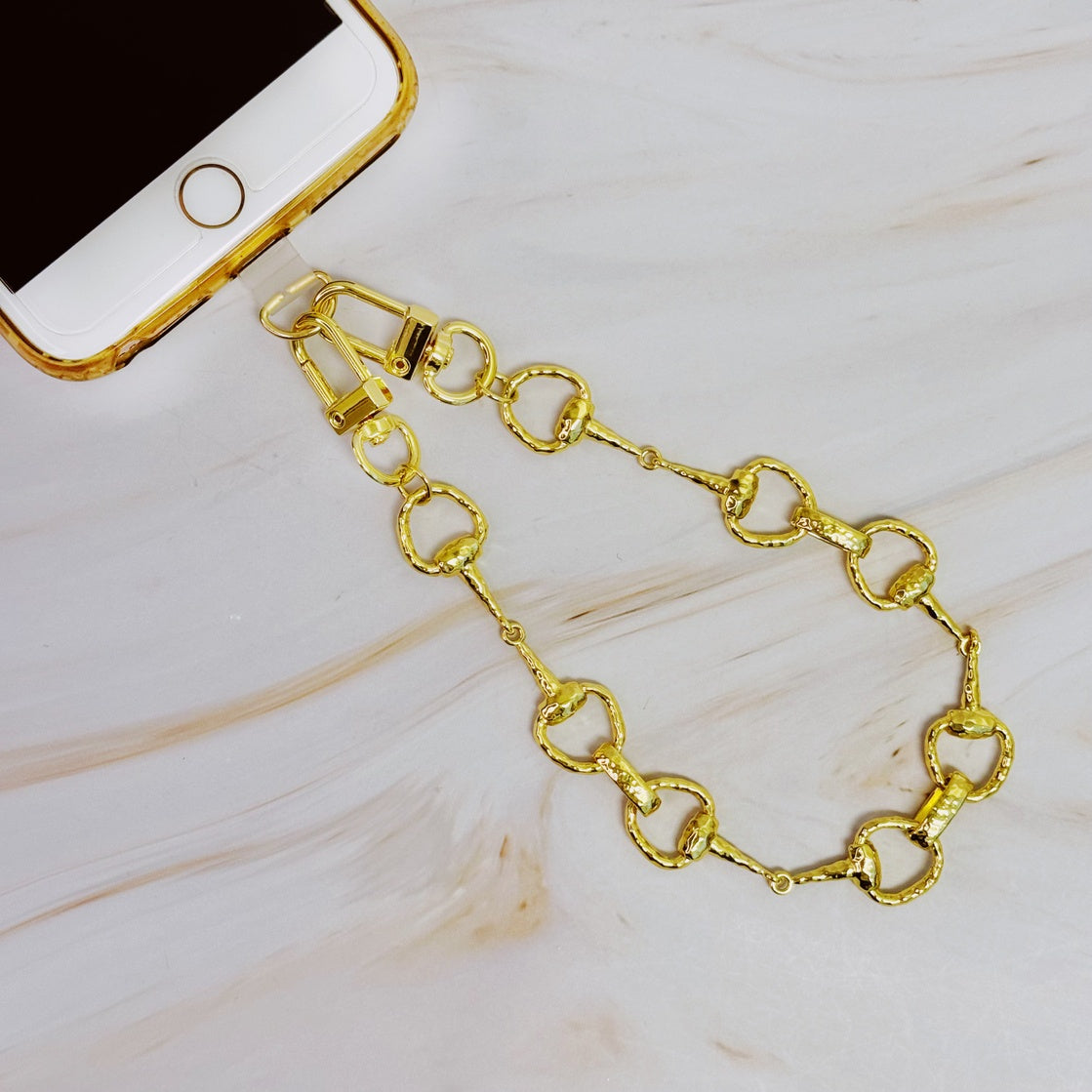 Golden Gallop Phone Lanyard