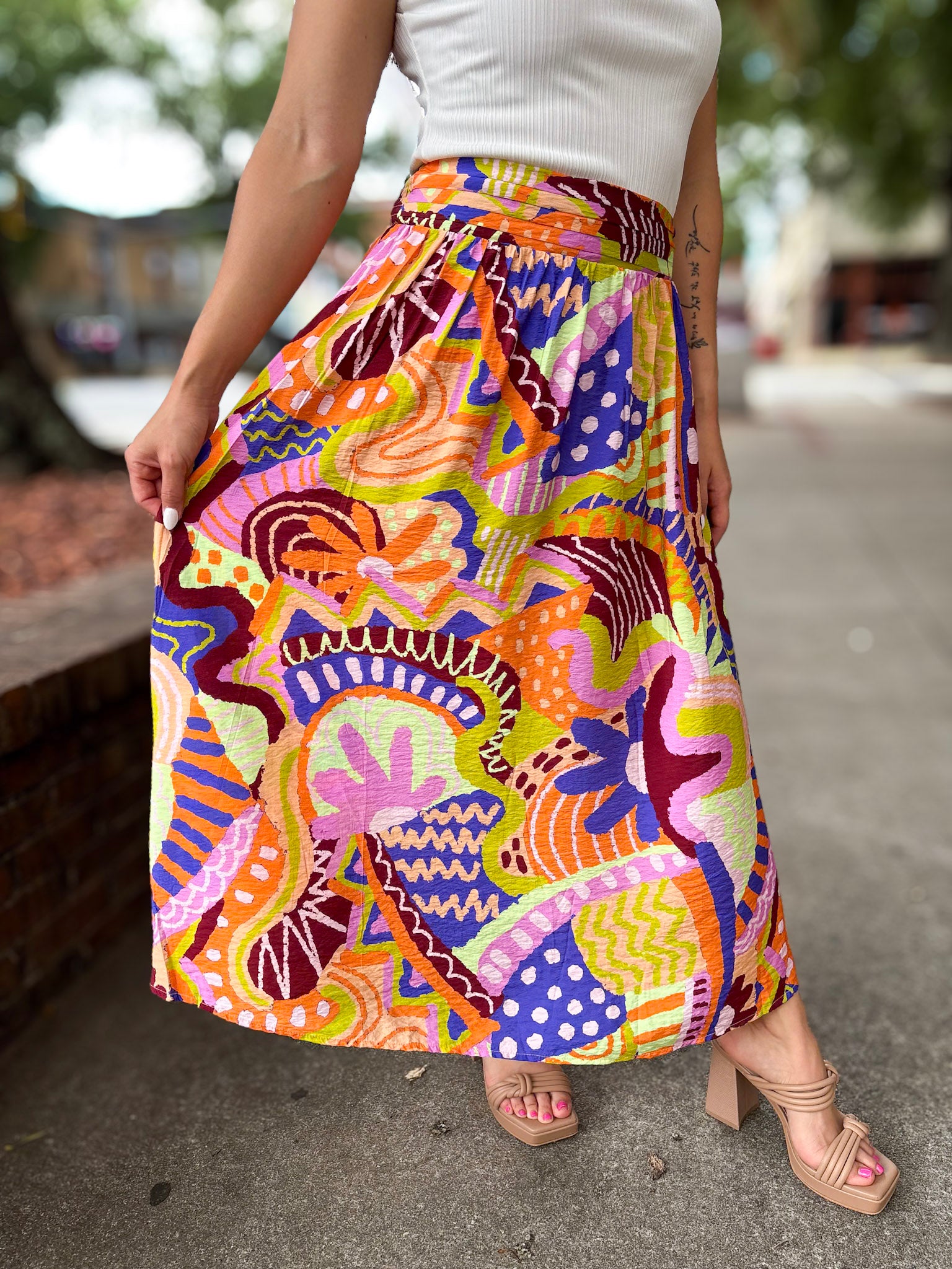 Selena Midi Skirt