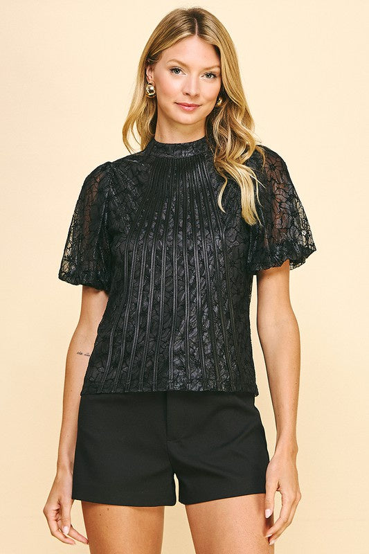 Midnight Lace Top