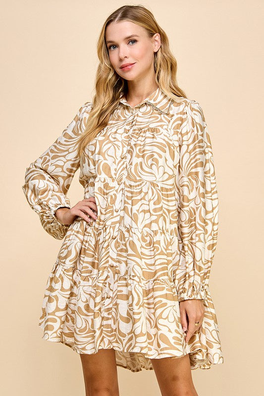 Artful Lines Shirtdress