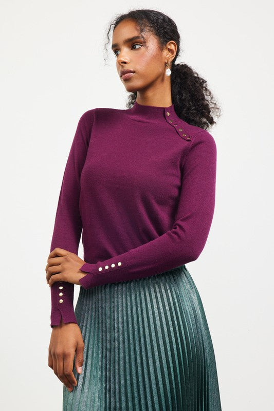 Plum Perfection Sweater