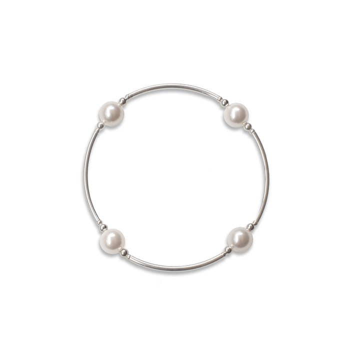 White Pearl Bracelet