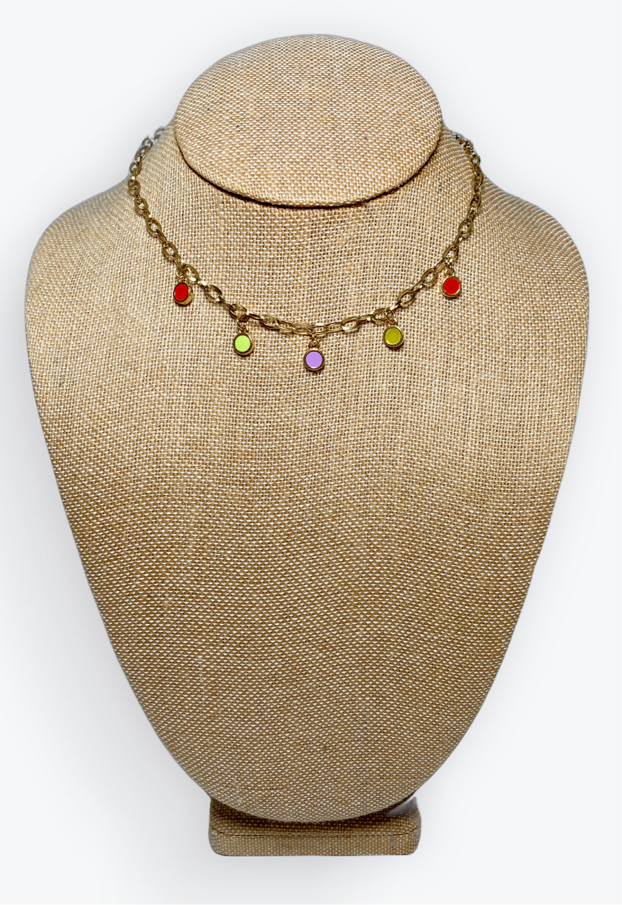 Colorful Drops Necklace