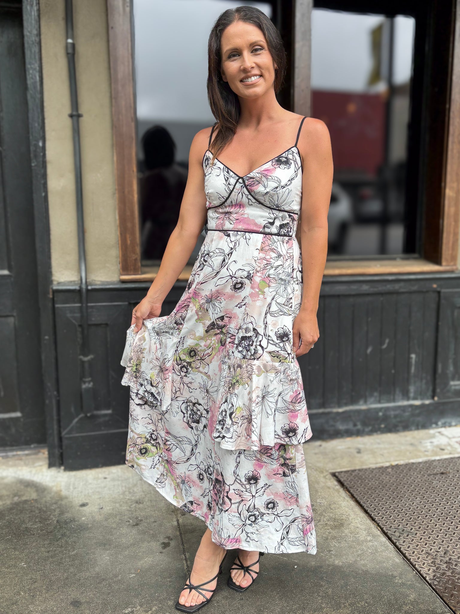 Whispering Petals Maxi Dress