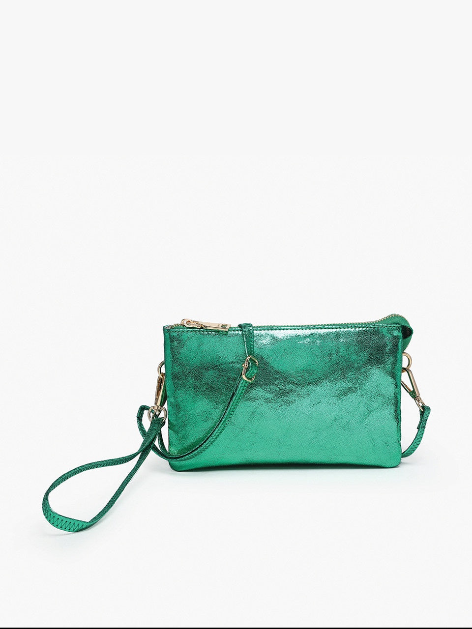 Riley Crossbody Wristlet - Evergreen