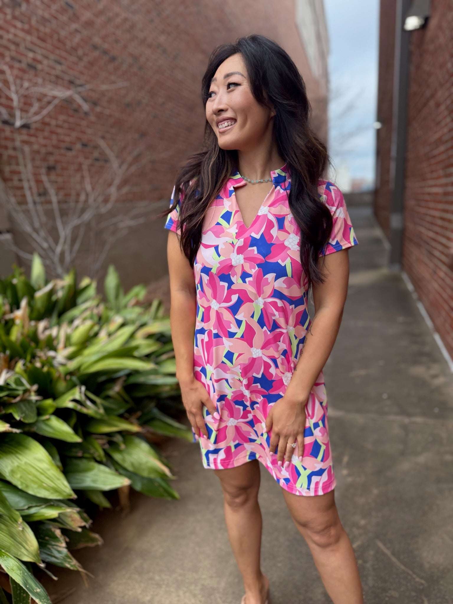 Montauk Dress in Botanical Bliss