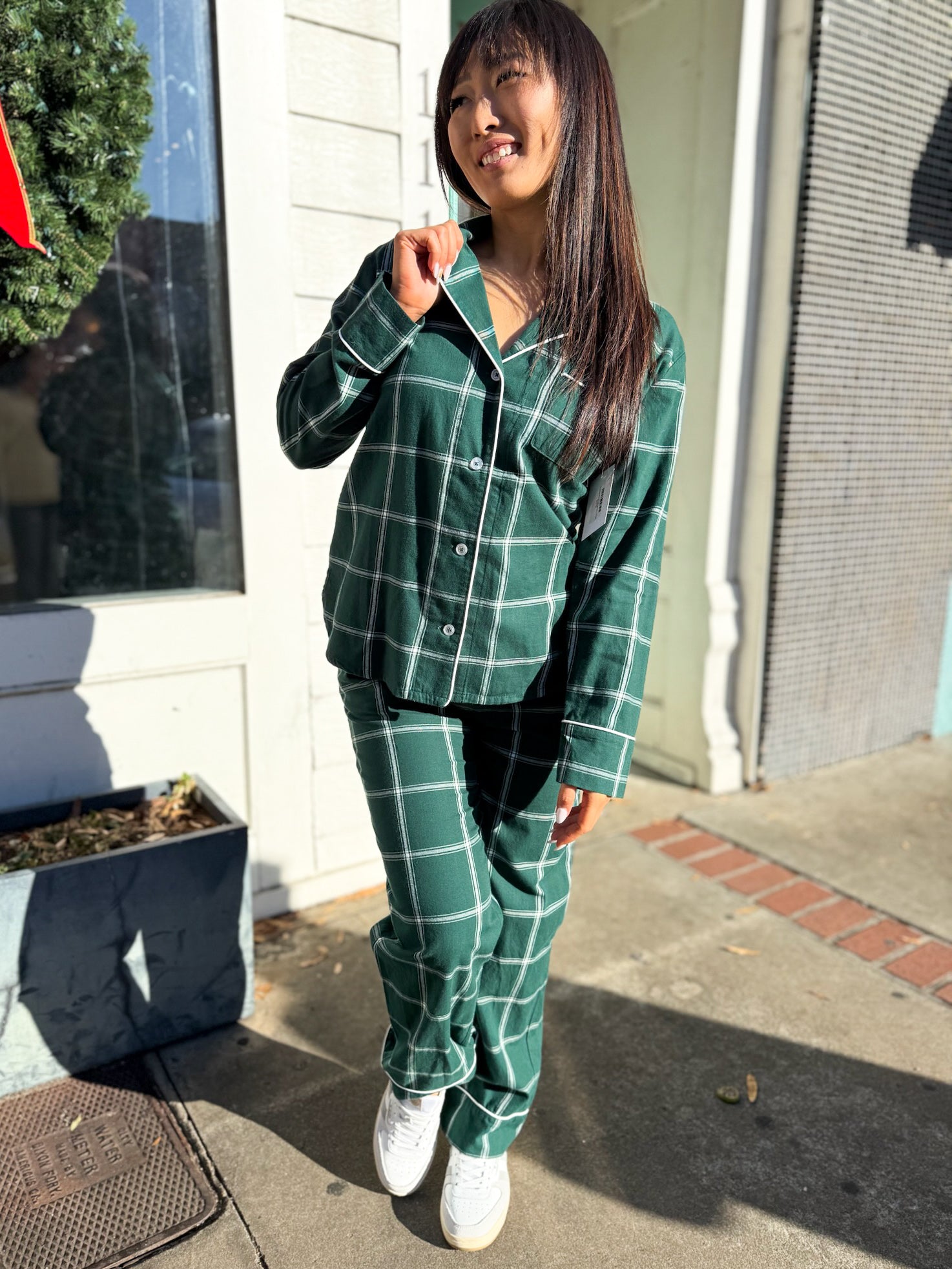 Dreamer Plaid Flannel Set