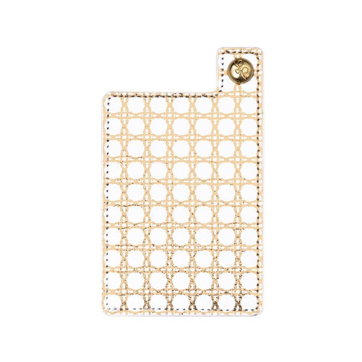 Gold Caning Expandable Phone Pocket