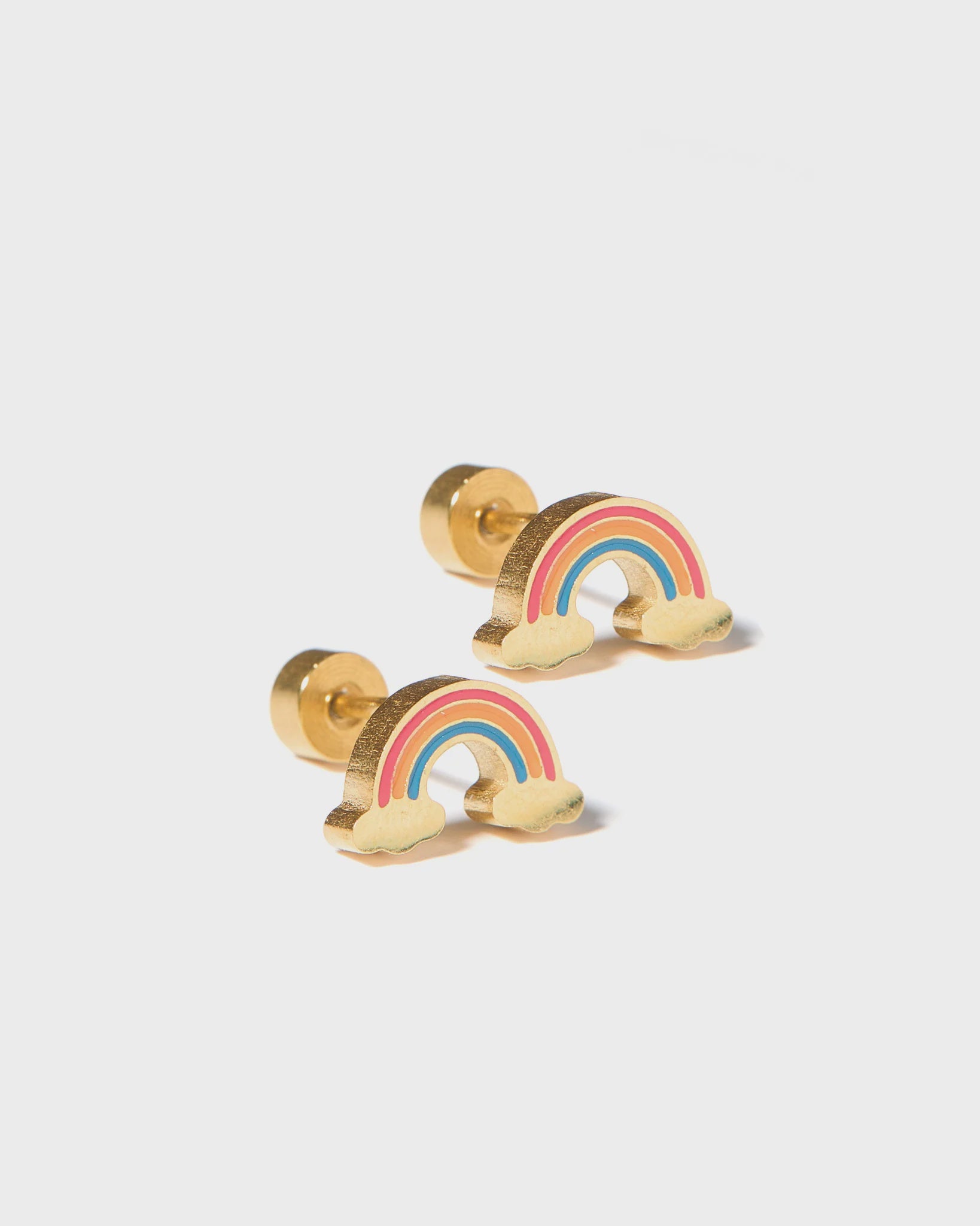 Screwback Stud Earrings - Rainbow Days