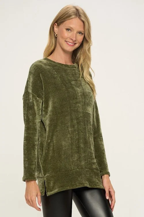 Delilah Top - Olive