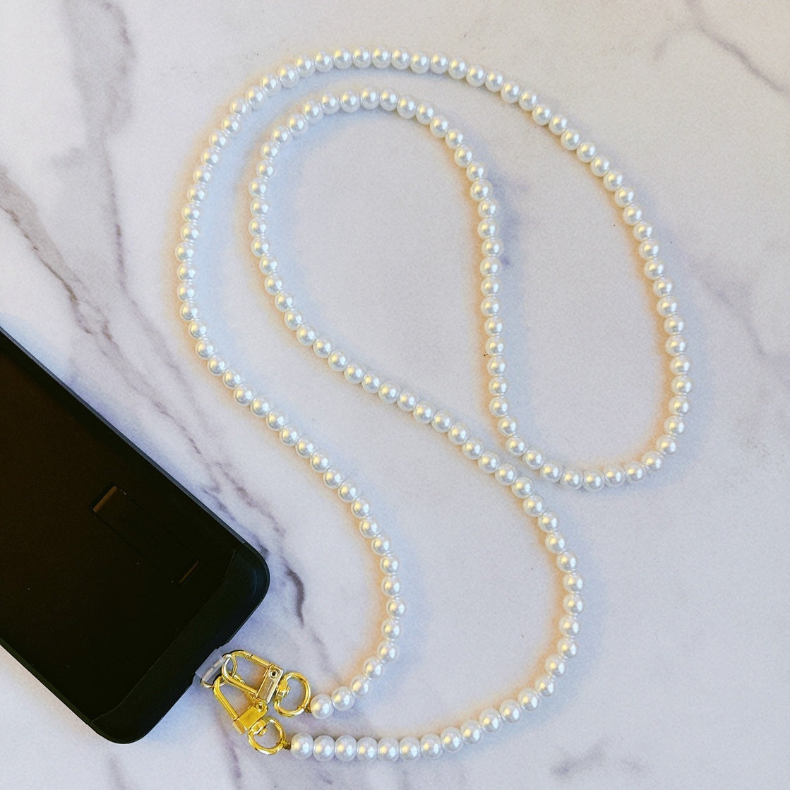 Opal Pearl Crossbody Lanyard