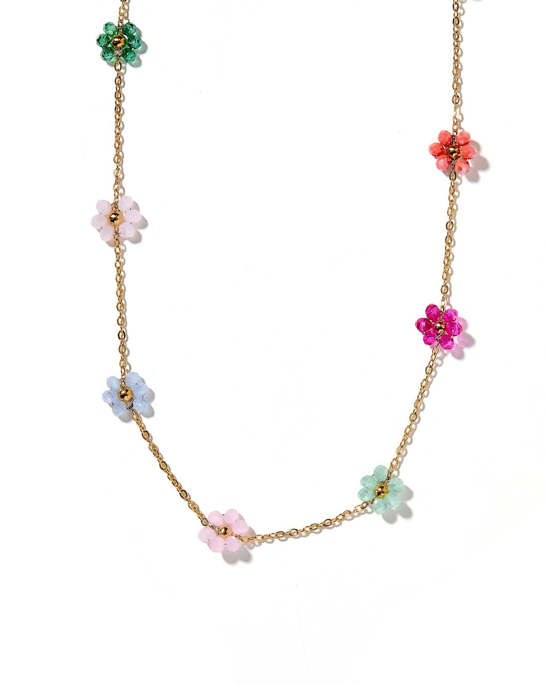 Gracie Multi-Color Floral Necklace