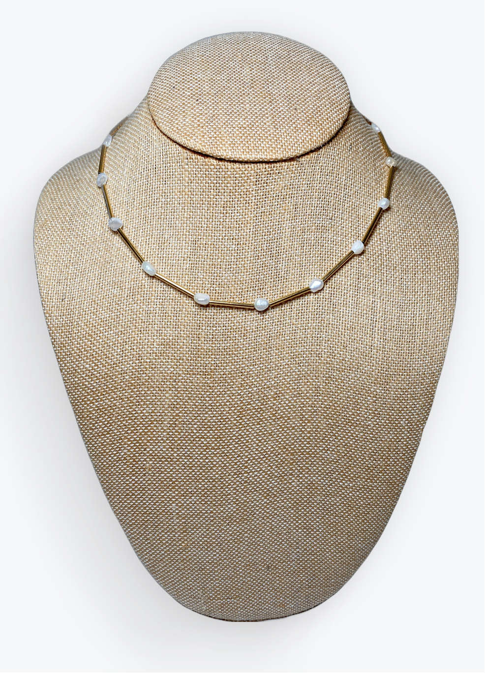 Gold and Pearls Necklace