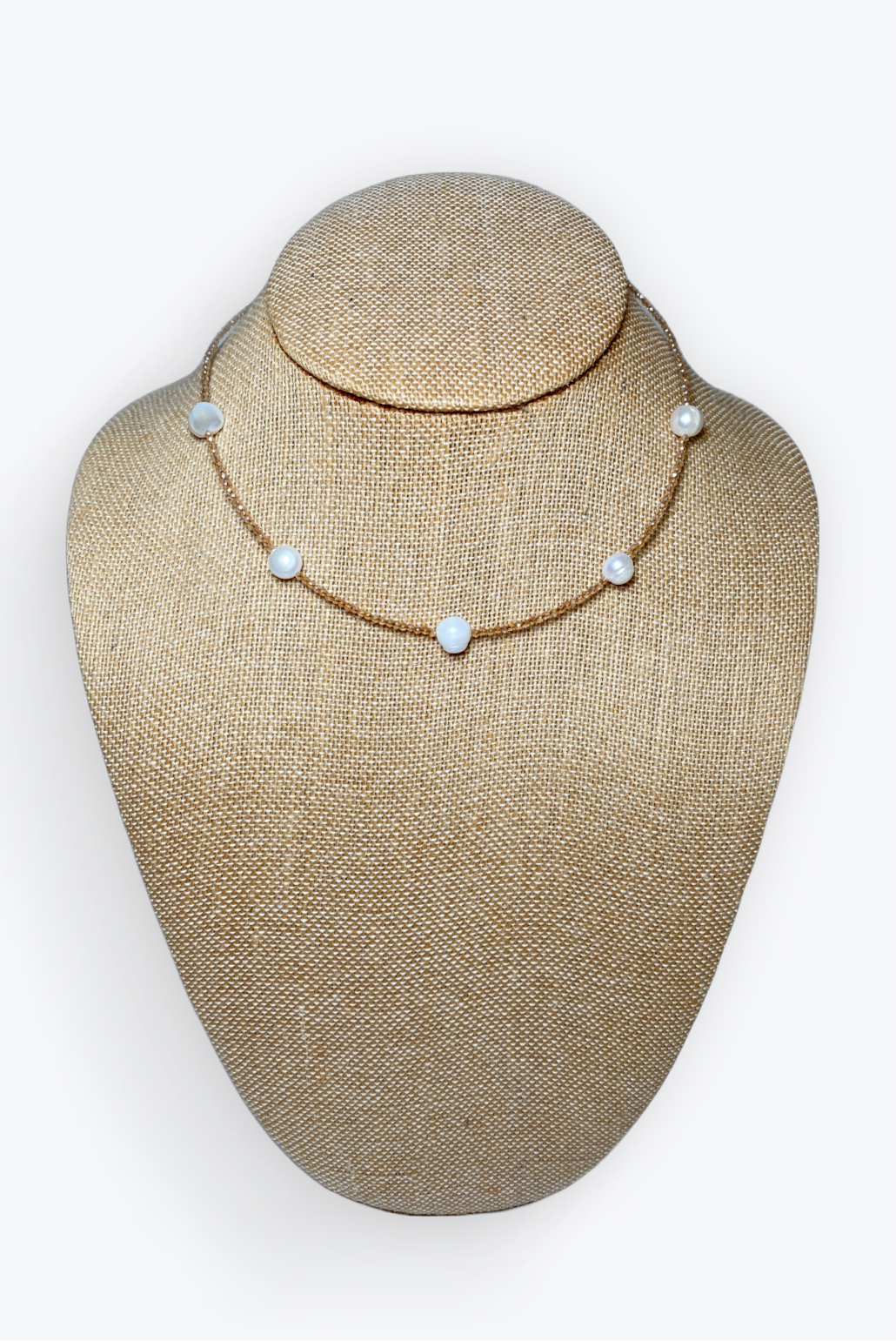 Beads and Pearls Short Necklace