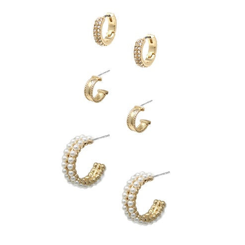 Glam Trio Earring Set