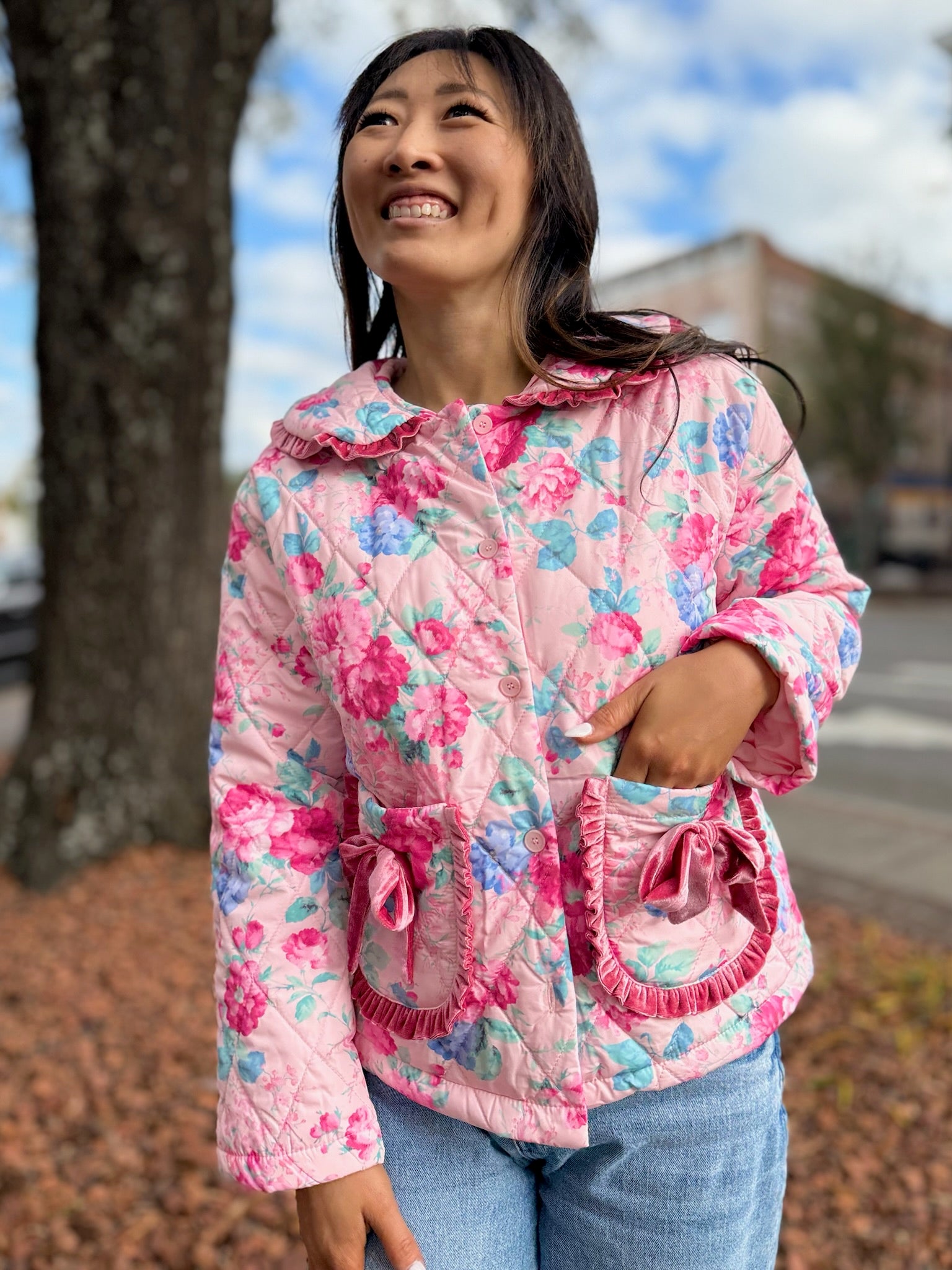 Blooming Haven Quilted Jacket