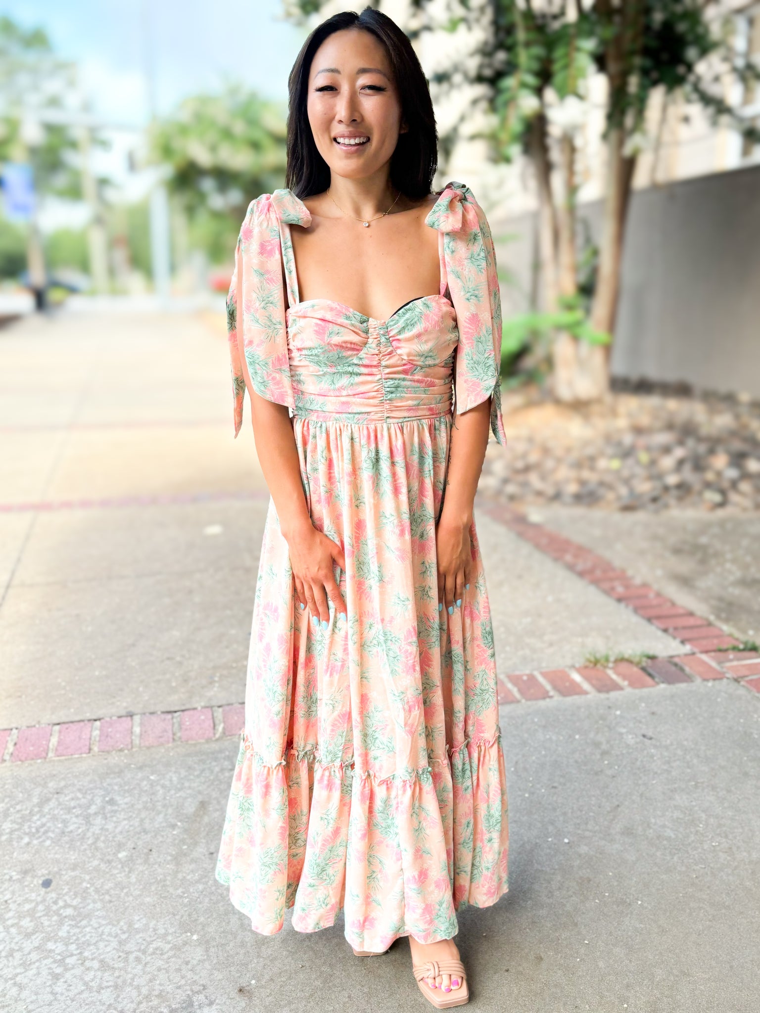 Florence Feeling Floral Midi Dress