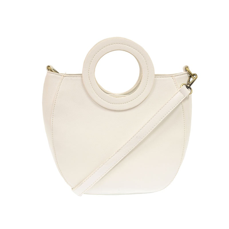 Coco Circle Handle Bag - White