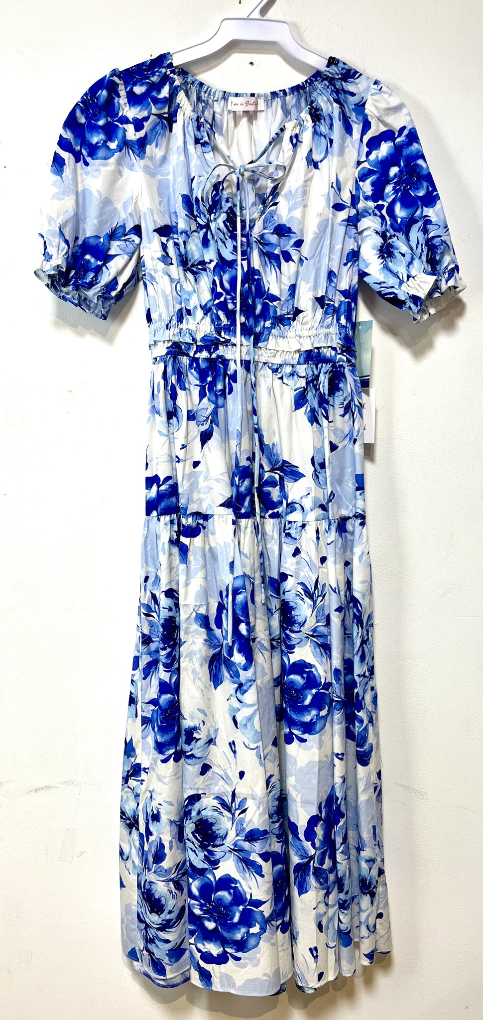 Sapphire Garden Maxi Dress