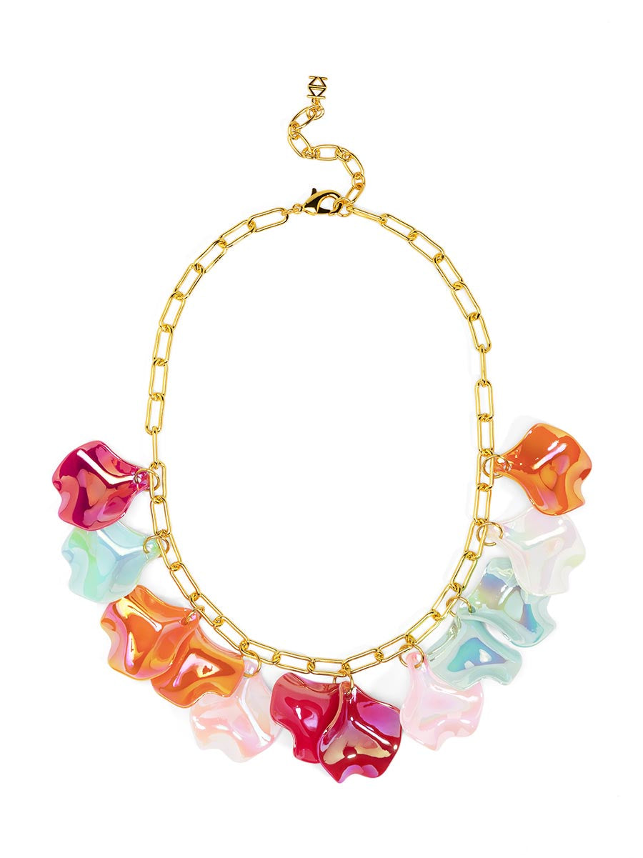 Prismatic Petal Necklace