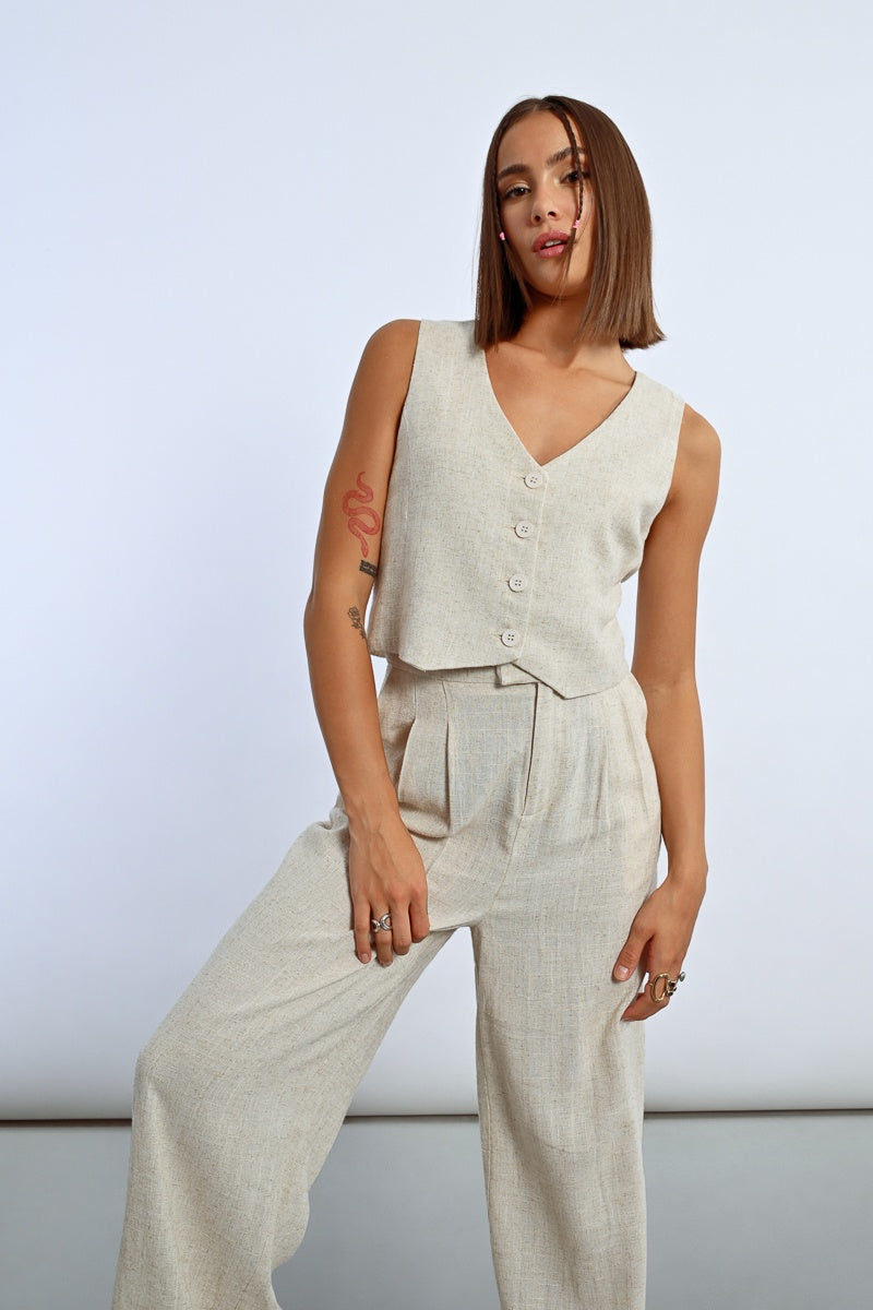 Carefree Days Sleeveless Cardigan