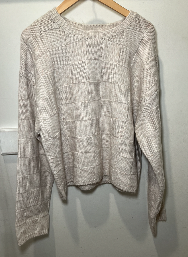 Delilah Check Sweater