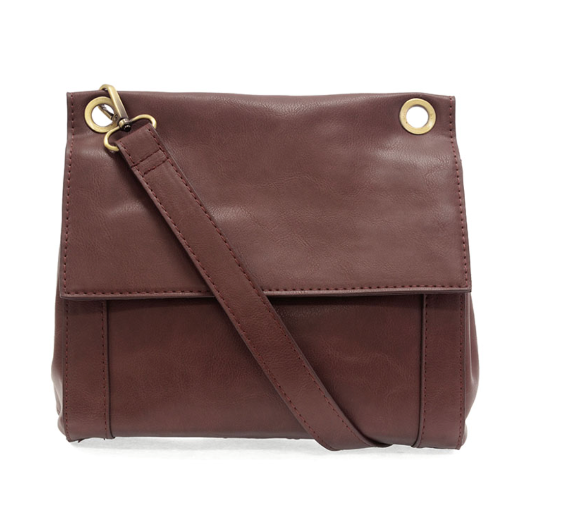 Liana Crossbody Bag In Aubergine