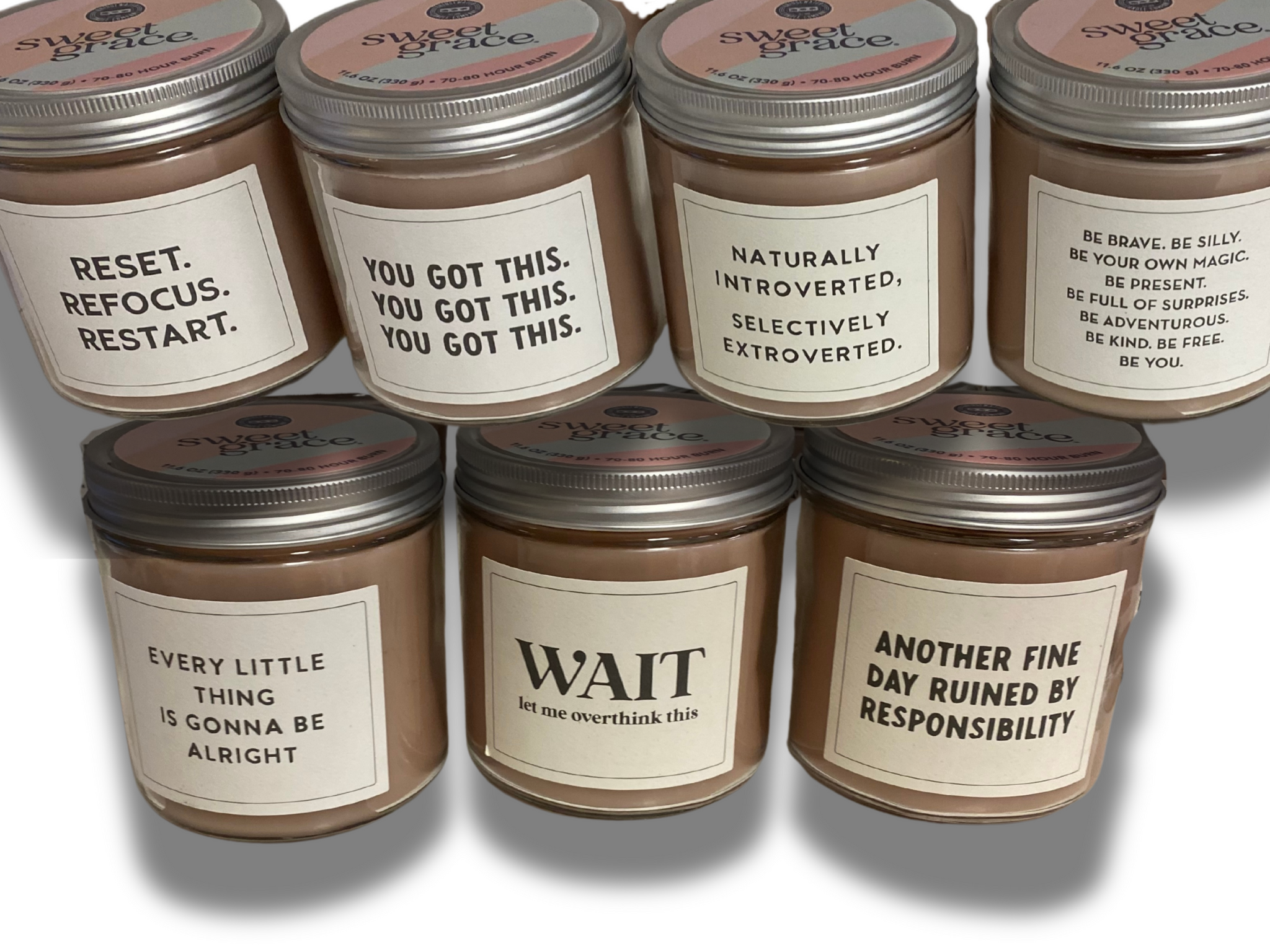 Sweet Grace Collection Candles - Sayings