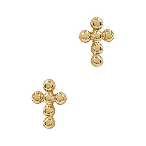 Mini Cross Stud Earrings