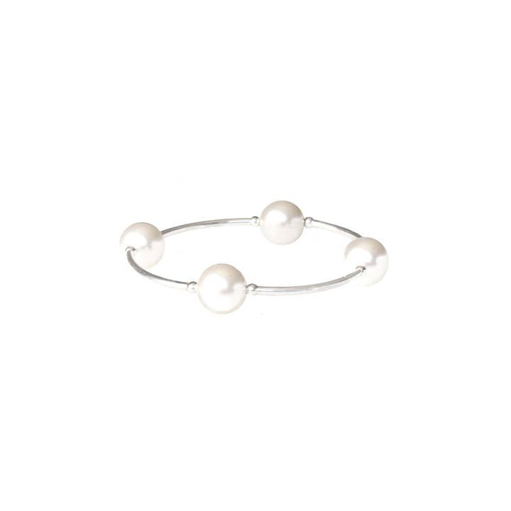 White Pearl Blessing Bracelet