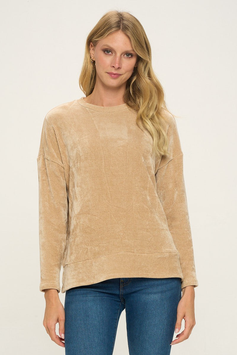 Delilah Top - Taupe